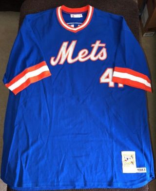 Vintage Mitchell Ness M&n Authentic York Mets Tom Seaver Jersey 4xl Size 58
