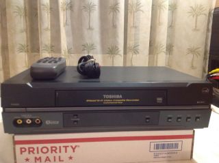 Toshiba Vcr Vhs 4 Head Hi - Fi Stereo Video Cassette Recorder W - 522c W/remote