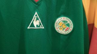 Senegal Away football shirt 2002 - 2004 match worn shirt jersey le coq sportif XL 3