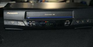 Panasonic Pvq - V200 Vhs Vcr Player Recorder Omnivision 4 Head Hi - Fi Stereo