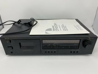 Repair/parts Nakamichi Cr - 1a Cassette Deck Powers On Fast Forward/rewind No Play