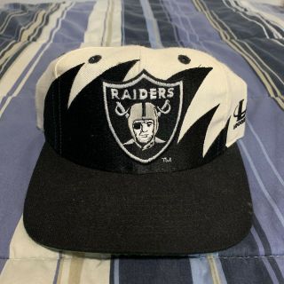 Vintage Nfl Oakland Raiders Shark Tooth Logo Athletic Proline Hat/cap