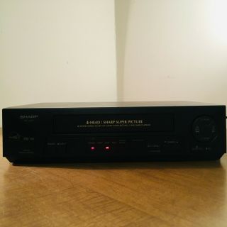 Sharp Vc - A410 4 - Head/super Picture Vcr,  Tested&working.