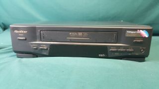 Quasar Vhq650 4 Head Video Cassette Recorder Vcr Vhs Tape Player