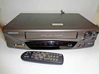 Vcr Player Vhs Video Cassette Recorder Remote Cables
