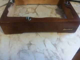 Wood Base Plinth For Garrard Type A Stereo Turntable