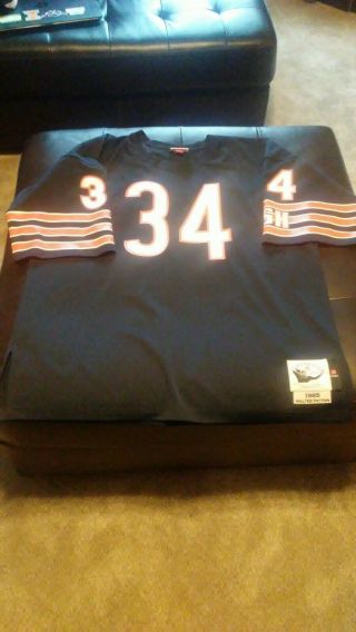 Mitchell And Ness Authentic Chicago Bears Walter Payton 1985 Jersey 2xl Size 52