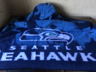 Seattle Seahawks Football Car Blanket The Northwest Co Throw Heavy 84 " Large