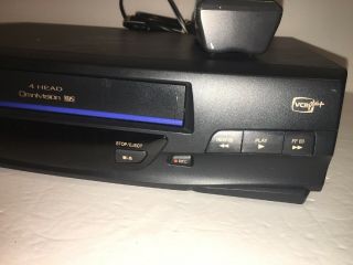 Panasonic 4 Head Omnivision VHS VCR Player with Remote PV - V4020 3