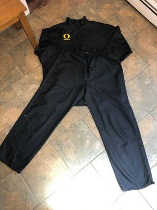 Jordan Brand Oregon Ducks Team Issue Travel Jacket And Pants (size Xl)