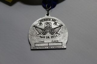 2011 Boston Marathon Medal 2