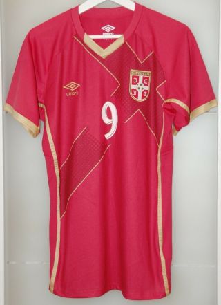 Match Worn Shirt Jersey Serbia National Team England Belgium Mitrovic