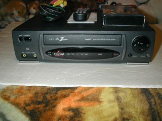 Zenith Vrc410 Vcr Player/ Recorder Vhs Av Cable,  Remote,  Movie