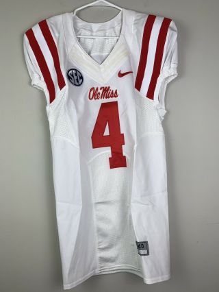 University Of Mississippi Team Issued Football Jersey 4