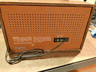 Vintage Sony Model ICF - 9650W High Fidelity FM/AM Table Radio - Great 3