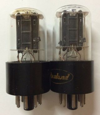 Matched Pair RCA 6SN7GT / 6SN7 Tubes NOS - Testing 3