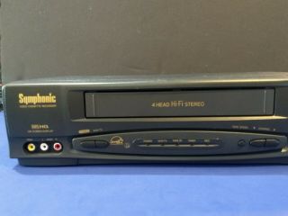 Symphonic SL260A VHS VCR Player Recorder - - No remote 2