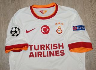 Match worn shirt jersey Galatasaray Turkey Champions League 14 - 15 camiseta 3