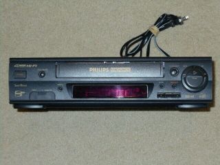 Philips Magnavox Vra651 At01 Vhs Vcr Video Player Recorder - -
