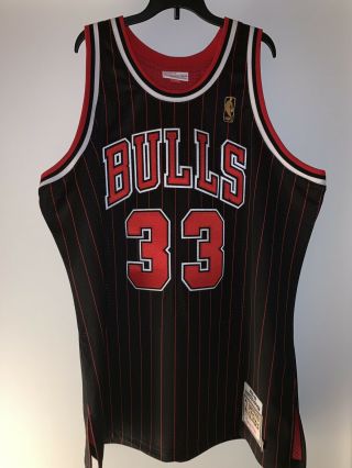 Authentic Mitchell And Ness ‘96 - ‘97 Chicago Bulls Pippen Alternate Jersey Sz 48