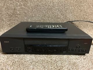 Rca Vr519 Vcr Video Cassette Recorder Vhs Player With Remote Control