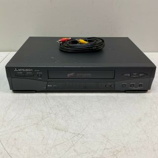 Mitsubishi Hs - U746 Vcr S - Vhs Player/recorder And No Remote