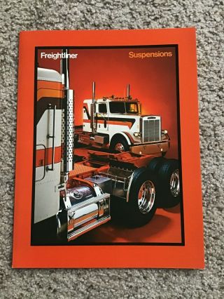 1980 Freightliner Heavy - Duty Trucks,  Suspensions Sales Handout.