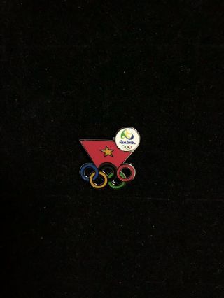 2016 Rio Olympic Games Vietnam Noc Pin Badge