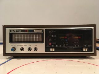 Pioneer Craig Model 3307 8 - Track Stereo Tape Recorder Player Tape Deck