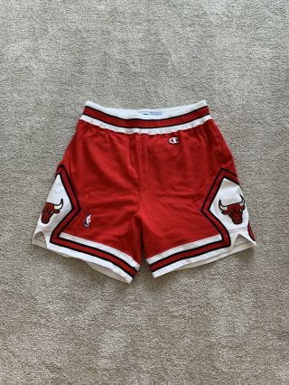 Vintage Authentic Game Issued Nba Chicago Bulls Shorts