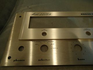 Marantz 2216b Stereo Receiver Parting Out Faceplate,  Glass Decent Look