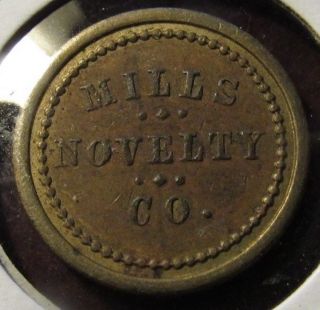 Very Old Mills Novelty Co.  Salt Lake City,  Ut 5c Trade Token - Utah Slc