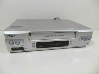 Sanyo Vwm - 800 4 - Head Hi - Fi Stereo Vhs Vcr Player Recorder - Fully