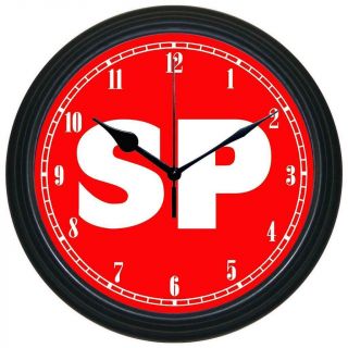 Southern Pacific Railroad " Bloody Nose Color Scheme " Wall Clock