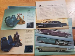 1969 Cadillac Brochure Envelope,  Full Factory Lineup,  Fleetwood Deville 3