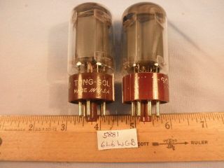 5881 - Matched Tung - Sol 5881 (6l6wgb) Audio Tubes - Tv - 7