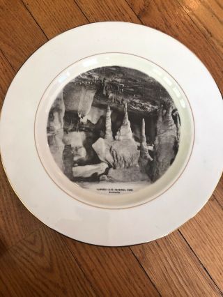 Vintage Collectible Mammoth Cave National Park Kentucky Souvenir Plate Homer