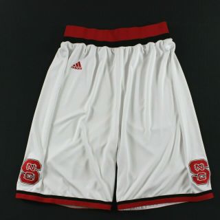 Team Issue Nc State Wolfpack 38 Adidas Shorts 2005 - 06 Authentic Jersey