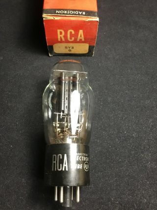 Nos Nib Rca 5y3g Coke Bottle Rectifier Vacuum Tube Radio Vintage B.  6660