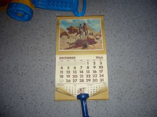 Santa Fe Calendar 1967 Navajo Full Pad Stored For Years