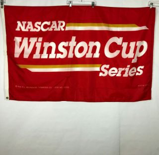 Vintage Nascar Racing Winston Cup Series Flag/banner 1998 Rj Reynolds 35 " X58 "