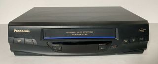 Panasonic Pv - V4520 4 - Head Vcr Hi - Fi Video Cassette Recorder