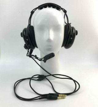Asa Pilot Aviation Communication Headset Headphones With Microphone Th351746