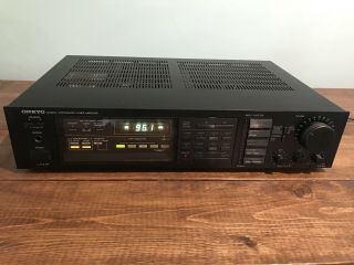 Onkyo Tx - 80 Quartz Synthesized Tuner Amplifier Vintage Made In Japan