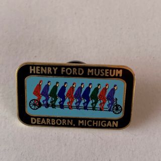 Souvenir Button Pin Henry Ford Museum Dearborn Michigan