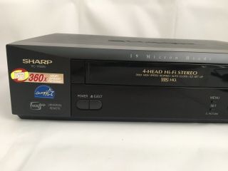 Sharp VC - H985U VHS VCR Video Cassette Recorder 4 - Head Hi - Fi MTS Stereo 3