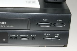Sharp VC - A560U 4 - Head VCR/VHS Player Recorder W/ Remote - Tested/Working 2