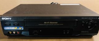 Sony Slv - N51 Vcr Hi - Fi Stereo Video Cassette Recorder Vhs Player