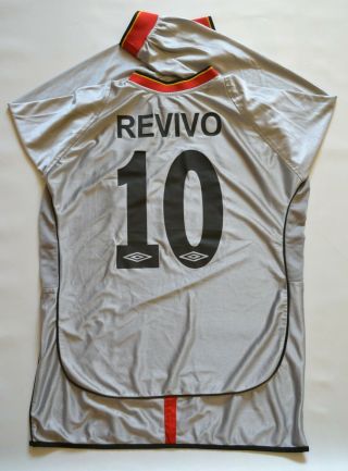 2002 - 2003 Galatasaray Third Football Shirt Umbro L/s 10 Haim Revivo Sz Xl