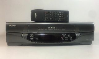 Sanyo Vhs Player Vhr - M308,  Vcr Video Cassette Recorder,  Da4 Head - W/remote